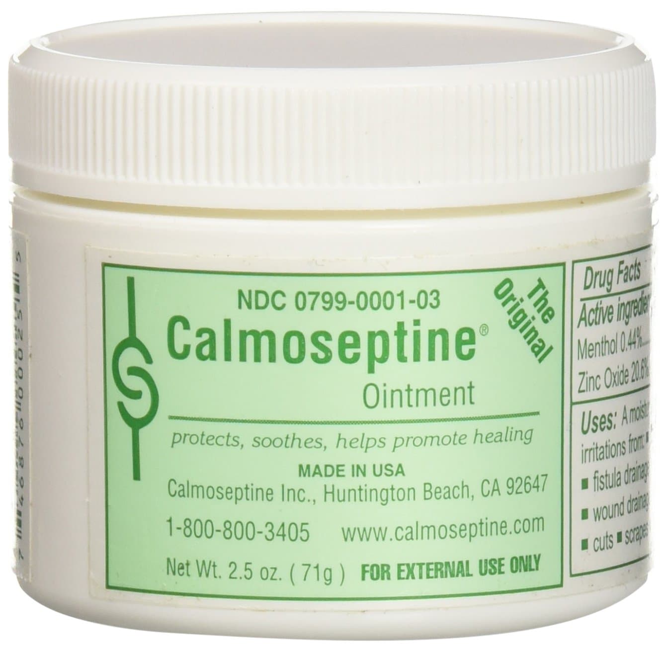 Calmoseptine Diaper Rash Ointment Jar, 6 Count