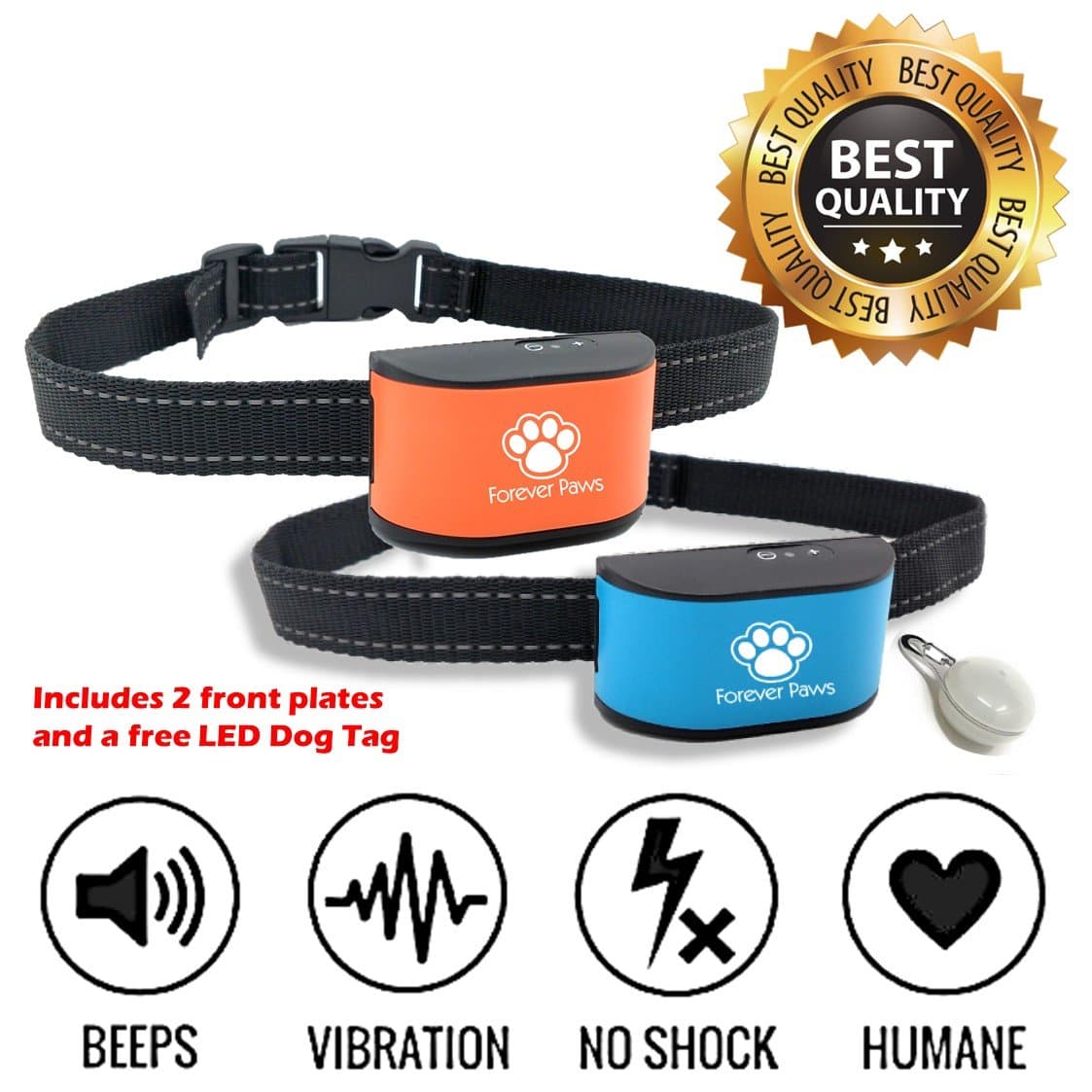 Forever Paws Ltd Anti Bark Dog Training Collar