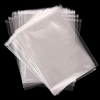 A4 Clear Self-adhesive Bags 100 Pack, 22x30CM Self Sealing Cellophane Display Bag/Sealable Bags, Food Safe, A4 Cello Bags OPP for Cookies,Cards,Envelopes,Pictures