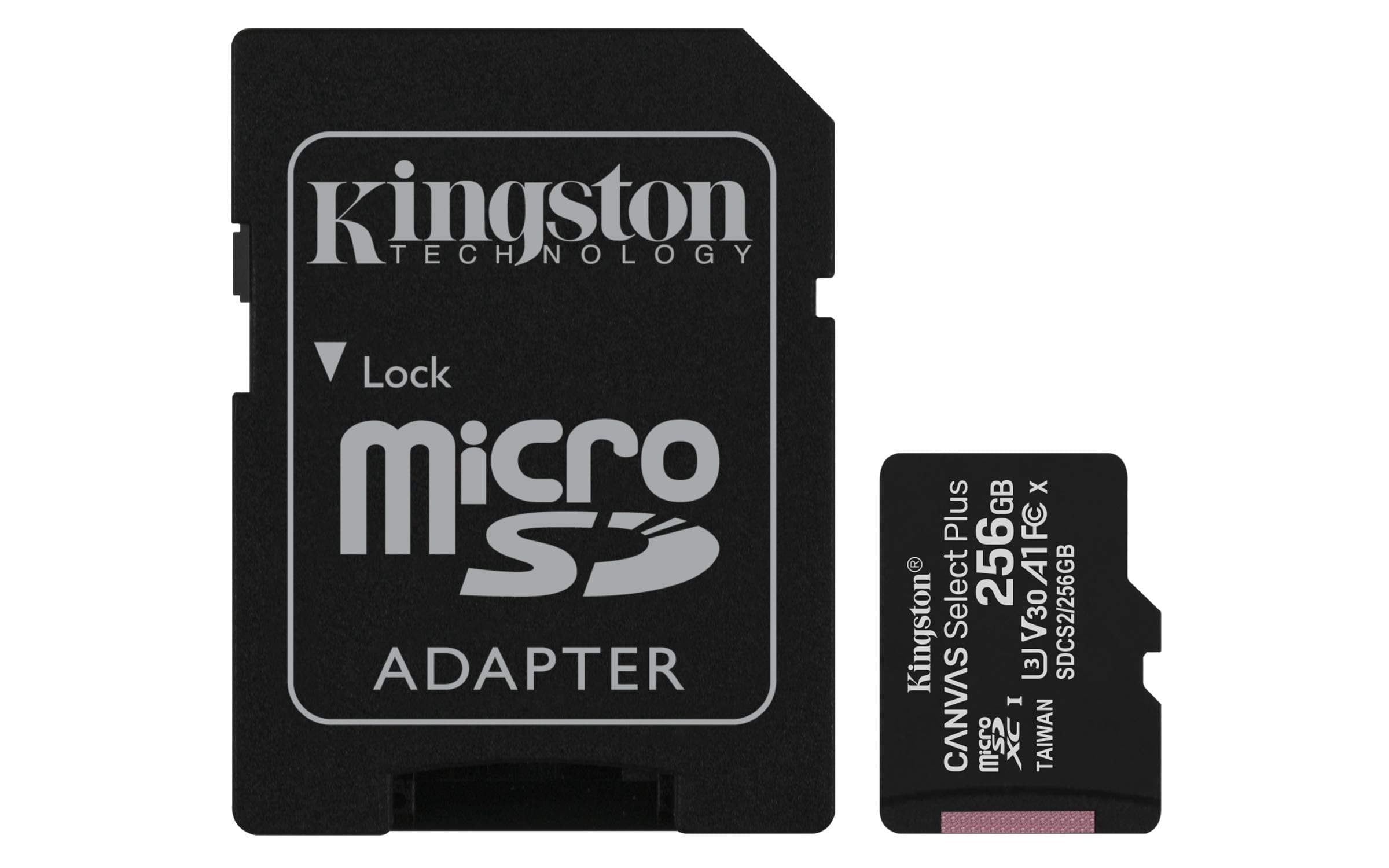 256GB Canvas Select Plus microSDXC Card | Up to 100MB/s | A1 Class 10 UHS-I | with Adapter | SDCS2/256GB