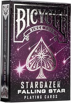 Bicycle Stargazer Falling Star Galaxy Design Playing Cards