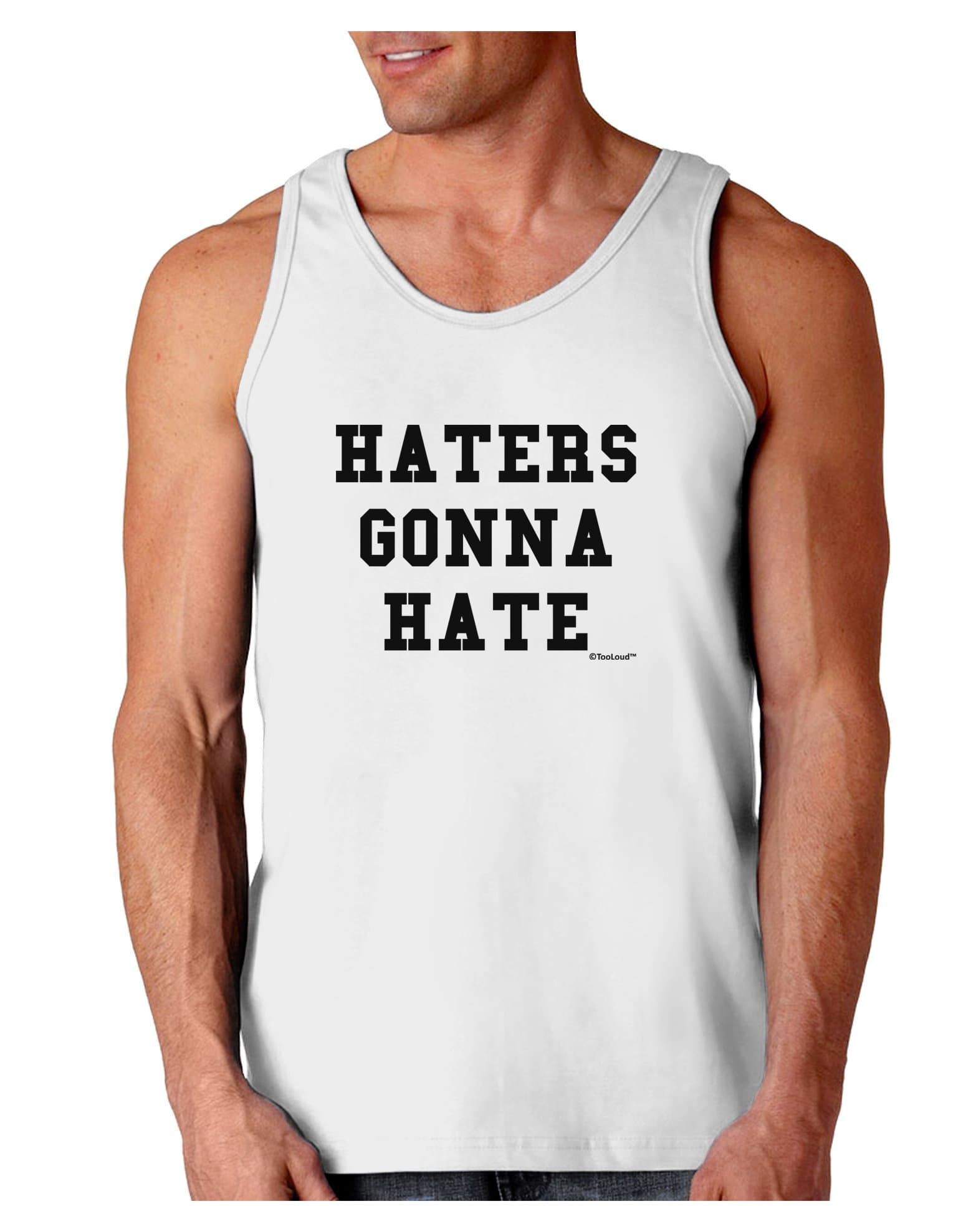 TOOLOUD Haters Gonna Hate Loose Tank Top