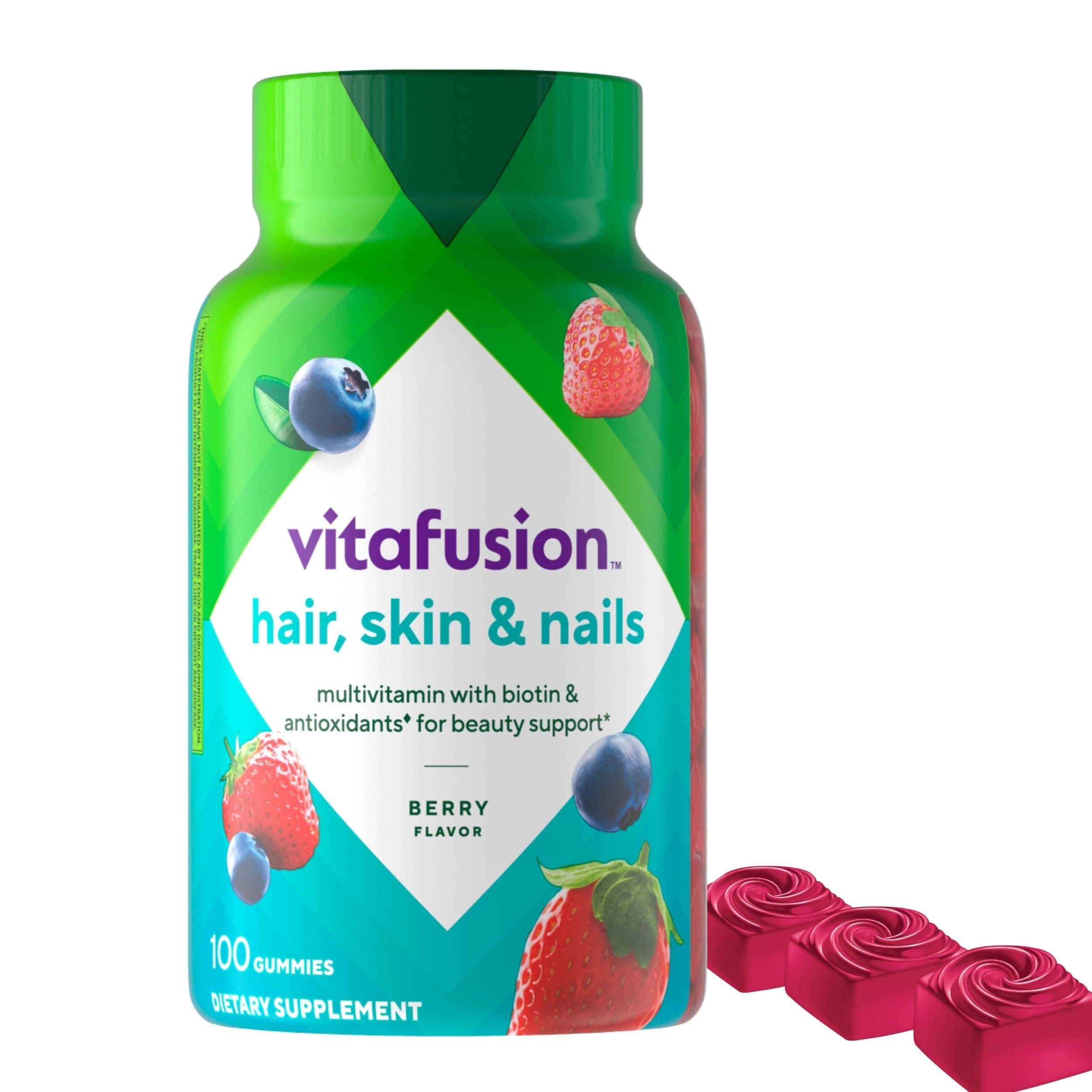 Vitafusion Raspberry Flavor Gummies - 100 Ct