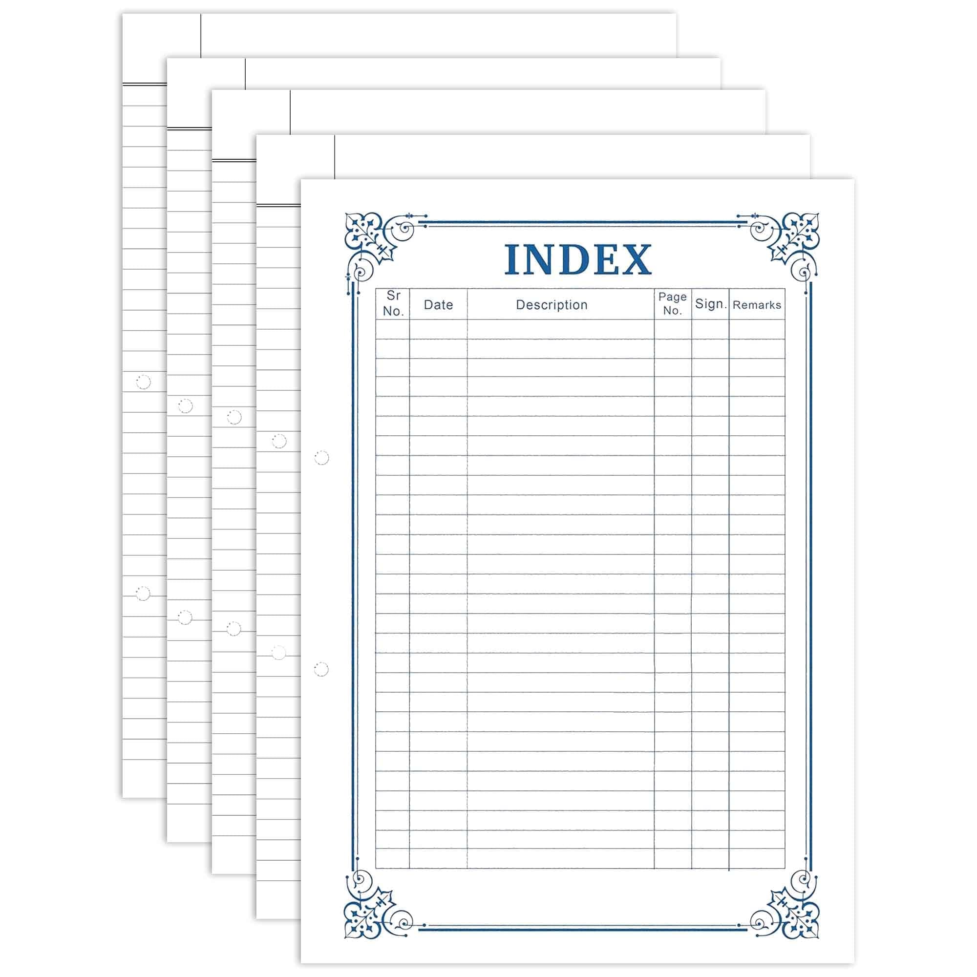 A4 Ruled White Project Sheets (100 Sheets, Both Side Ruled)