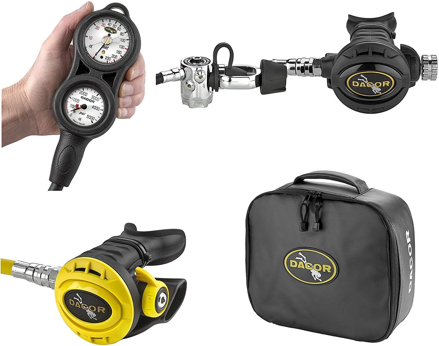 Dacor Scuba Diving Octo Console Dive Package Regulator Set 494621-OCNOPL