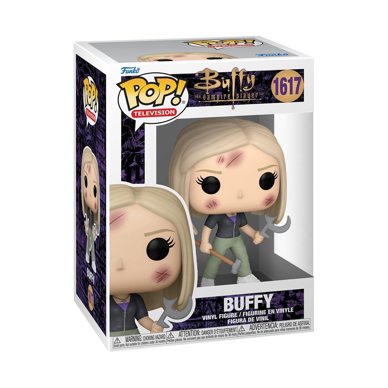 Funko POP TV: BTVS – Buffy Summers with Weapons - Buffy The Vampire Slayer - Collectable Vinyl Figure - Gift Idea - Official Merchandise - for Kids & Adults - Horror Fans
