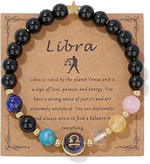 Zodiac Bracelets for Women 12 Constellations Healing Crystal Stone Beads Bracelet Birthday Zodiac Gifts Horoscope Spiritual Bracelet