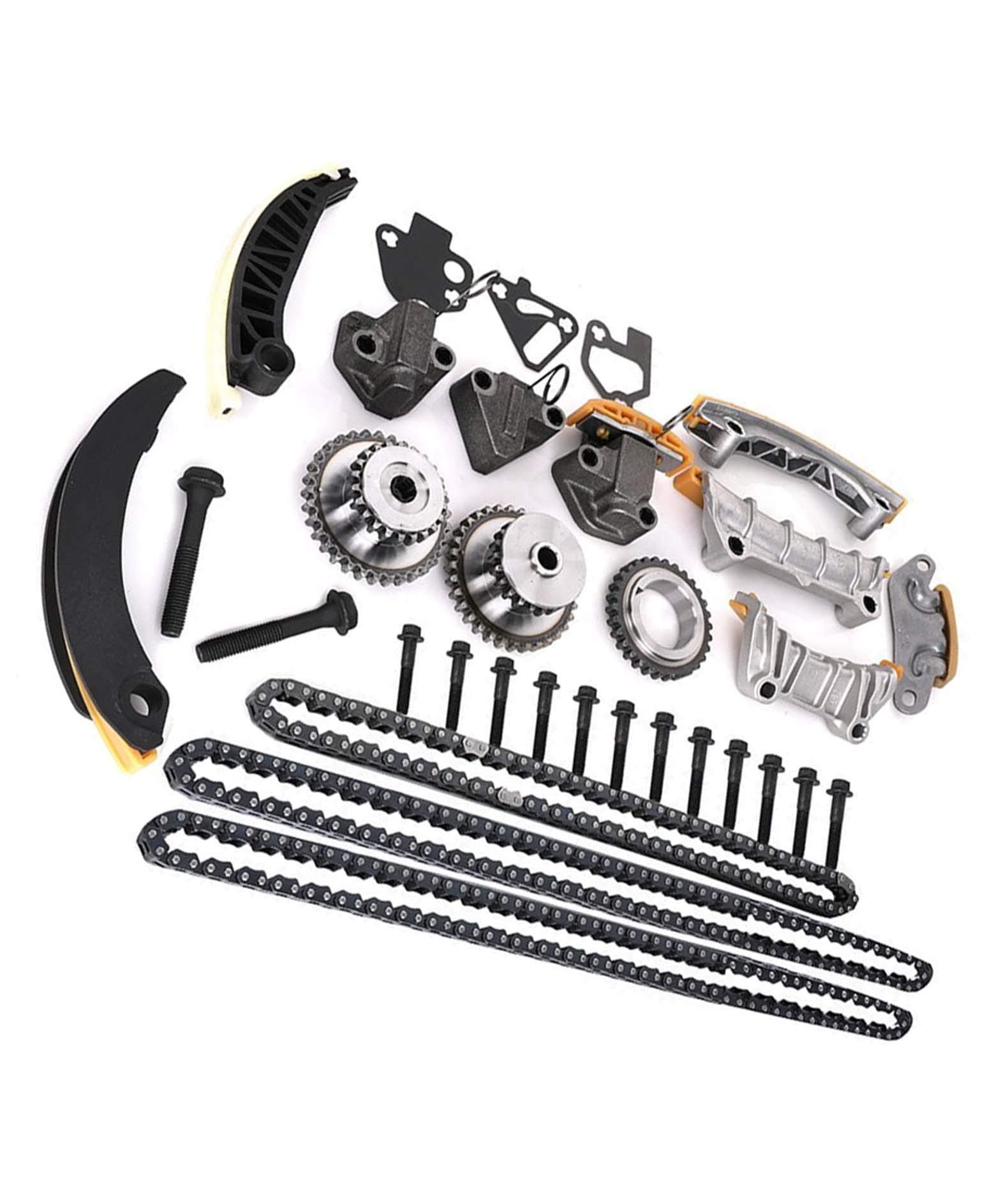 Exerock 9-0753S Timing Kit Engine Timing Chain Kit Compatible with Buick Enclave Lacrosse Cadillac CTS SRX Chevy Equinox Malibu Traverse GMC Acadia