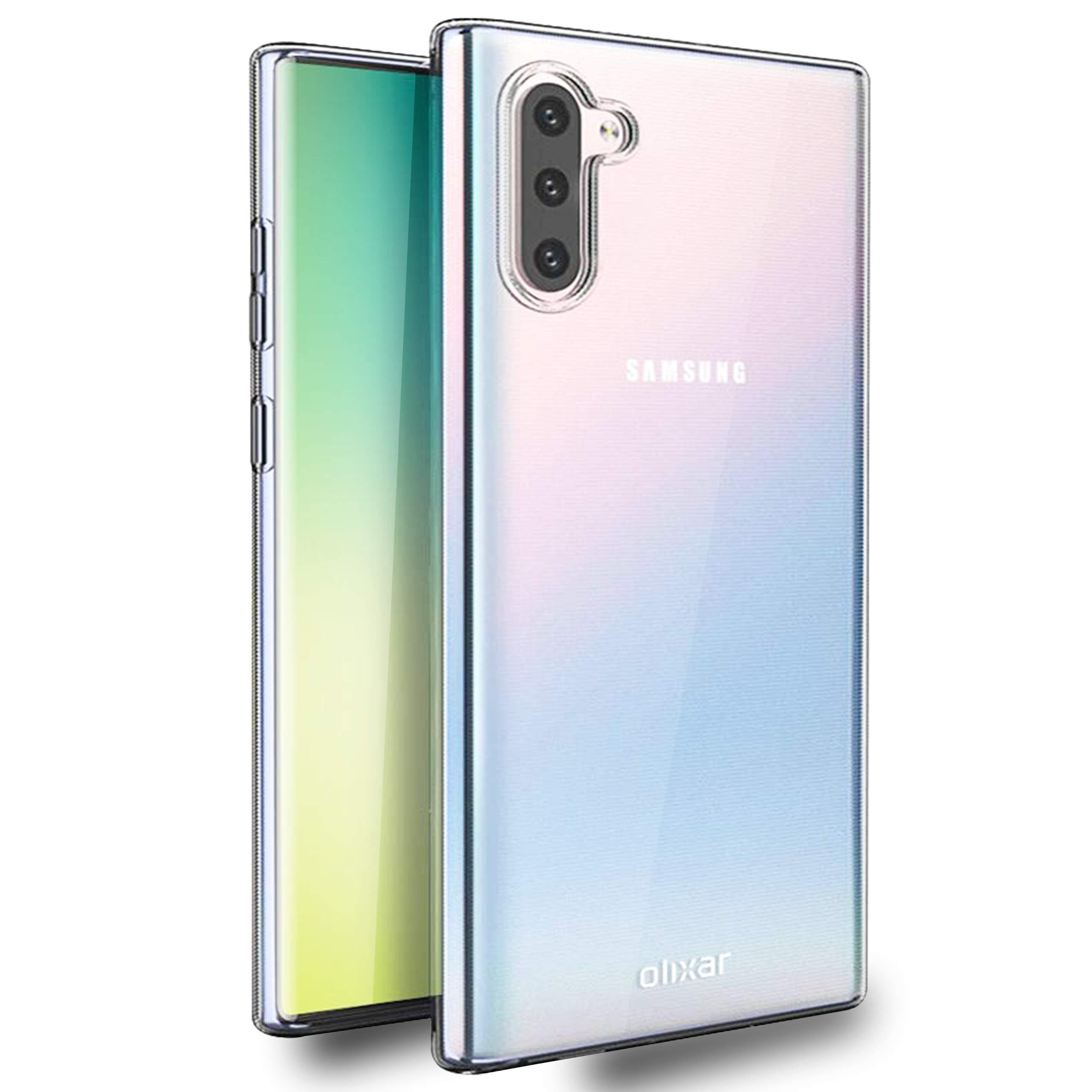 Olixar for Samsung Galaxy Note 10 Clear Case - Slim Gel TPU - Ultra Thin - Protective Cover - Crystal Clear