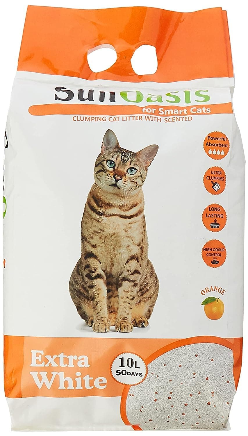 Clumping Cat Litter Orange Scented 10 L