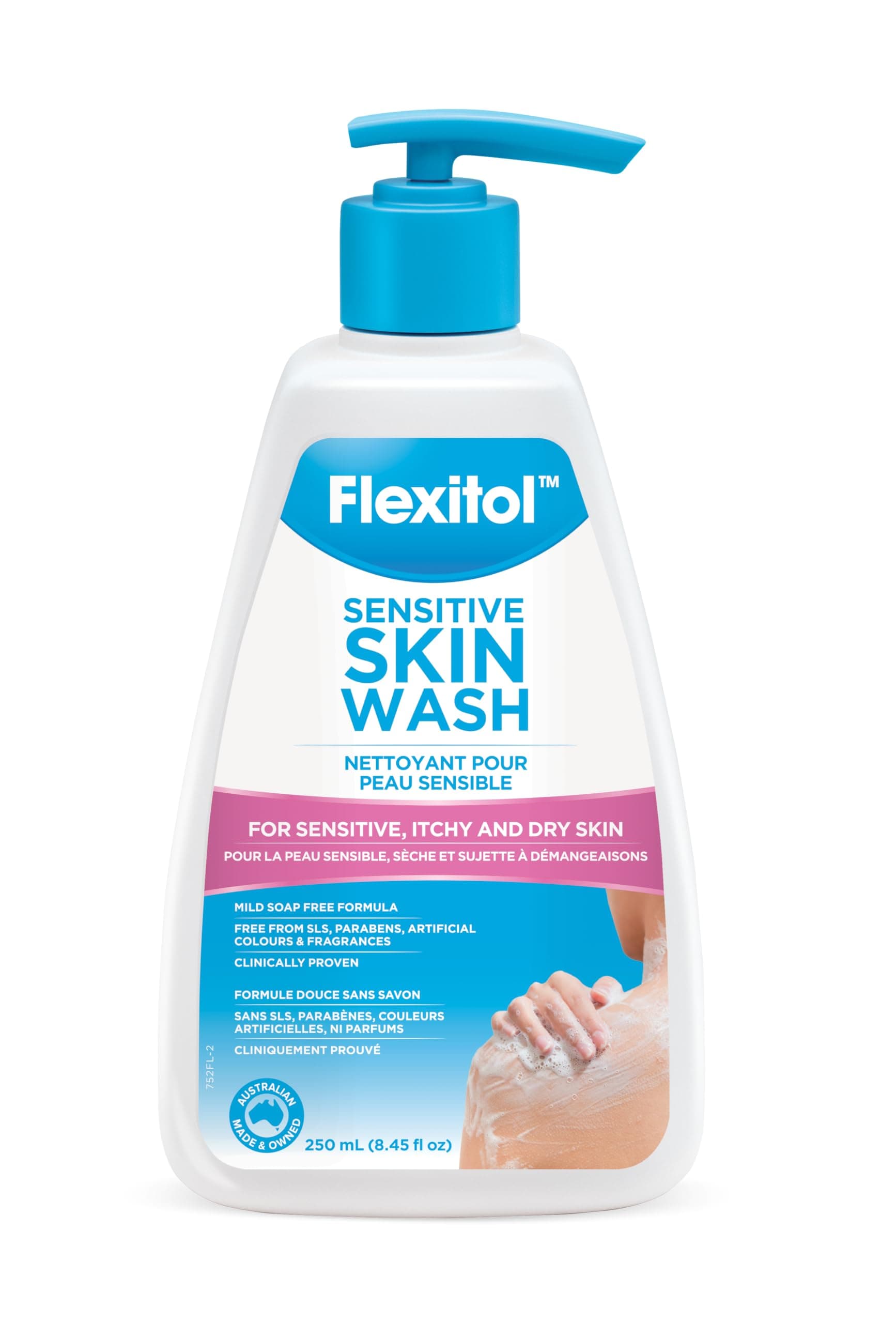 Flexitol Sensitive Skin Wash 250ml