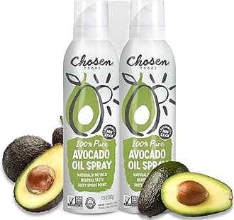 Chosen Foods 100% Pure Avocado Oil Spray 13.5 oz, 2 Pack