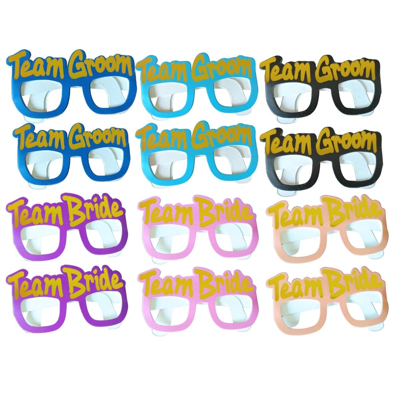 FI - FLICK IN Team Goggles Wedding Goggle Combo Set Bachelorette Party Decorations Kit