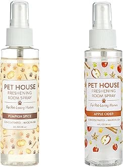 One Fur All Pet House Freshening Room Spray - Apple Cider/Pumpkin Spice Pack of 2 - Concentrated Air Freshener - Non-Toxic & Pet-Friendly - Odor Eliminator
