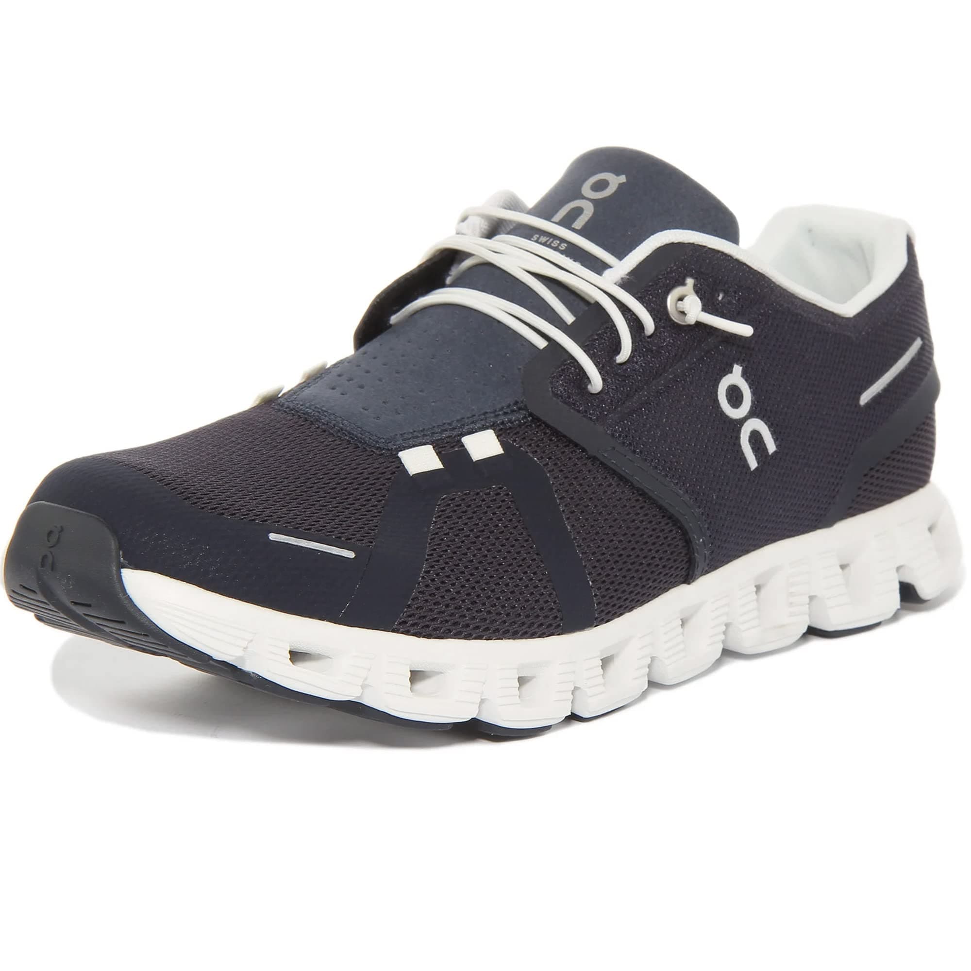 Men's Cloud 5 Sneakers, Midnight/White, 8.5 Medium US