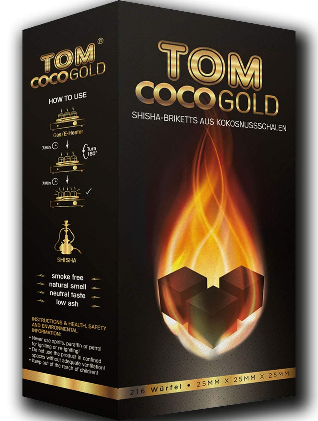 TOM Coco Gold Coconut Charcoal - 1kg
