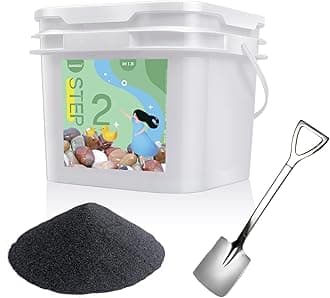 10 lbs Tumbler Media Grit,Rock Polishing Grit Media, Works with Any Rock Tumbler, Rock Polisher, Stone Polisher,Medium 120/220 Silicon Carbide Grit, Step 2 for Tumbling Stones
