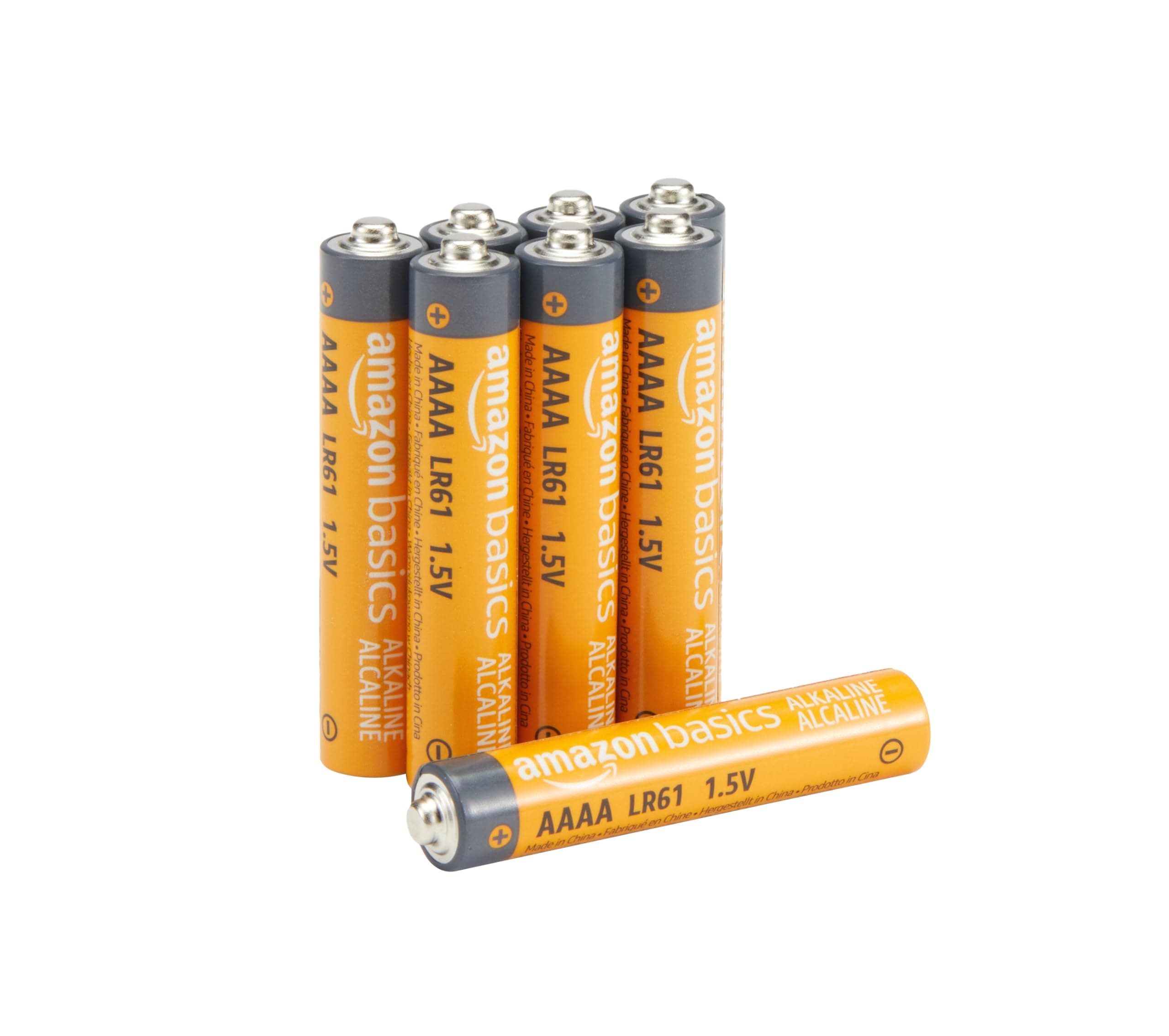 8-Pack AAAA Alkaline High-Performance Batteries, 1.5 Volt, 3-Year Shelf Life