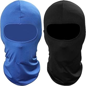 Pukavt 1-6 Pack Balaclava Face Mask, Ski Mask for Men Women, UV Protection Windproof Scarf for Motorcycle Snowboard Cycling