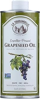 Grapeseed Oil 750ml, All-Natural, Artisanal, Great for Cooking, Sauteing, Marinating, and Dressing
