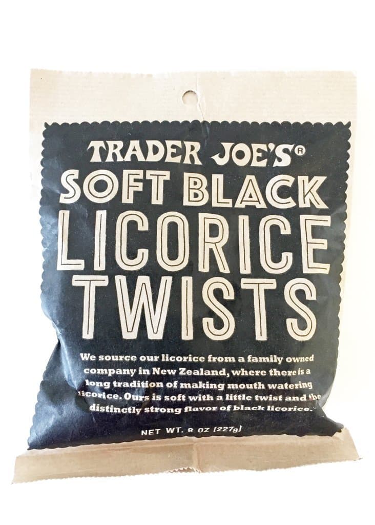 Trader Joe's Soft Licorice Twists 8oz (Black Licorice, 1 Pack)