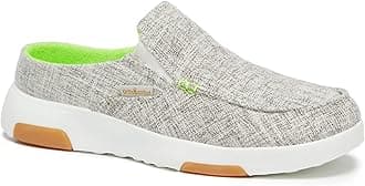 Women's Orthopedic Slip-On Loafers Walking Shoes: Comfortable Arch Support Slippers for Plantar Fasciitis, Casual Canvas Orthotic Mule Clogs for Foot Heel Pain Relief