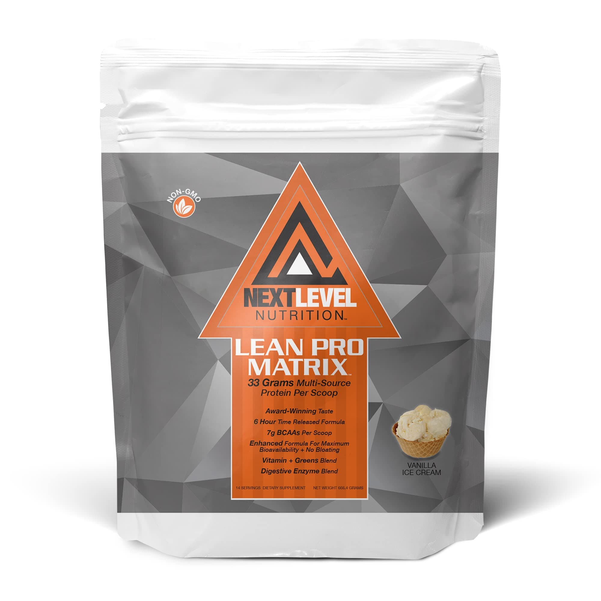 Lean Pro Matrix Vanilla Ice Cream | 34 g Whey Protein per Serving | 24 Servings