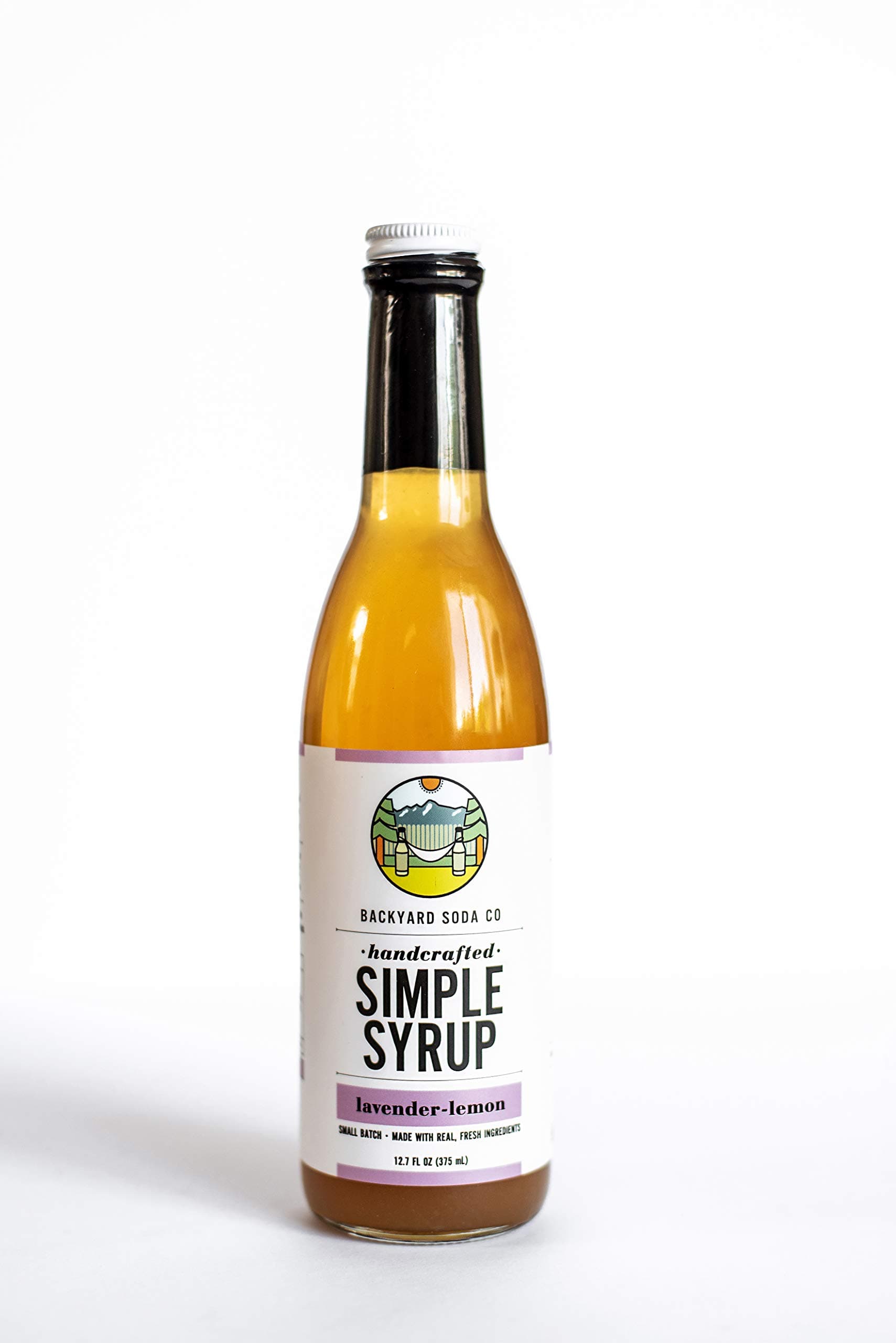 Backyard Soda Co Lavender Lemon Simple Syrup