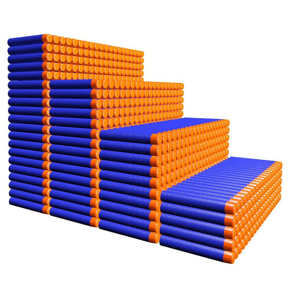 Refill Darts 1000PCS Bullets Ammo Pack for Nerf N-Strike Elite 2.0 Series DinoSquad – Compatible with All Elite Blasters