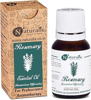 Essence of Nature Rosemary Essential Oil for Skin, Muscle & Joints, Anti-Dandruff, Hair Conditioner, Pure & Natural Therapeutic Grade - 10ml