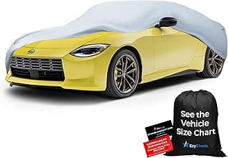 10-Layer Waterproof Sports Car Cover. See Vehicle Size-Chart for Accurate Fit. All Weather Full Outdoor Covers. Miata Porsche SLK Z3 Z4 Classic Cars. Sun Snow Rain. Size C1 (See Size Chart)