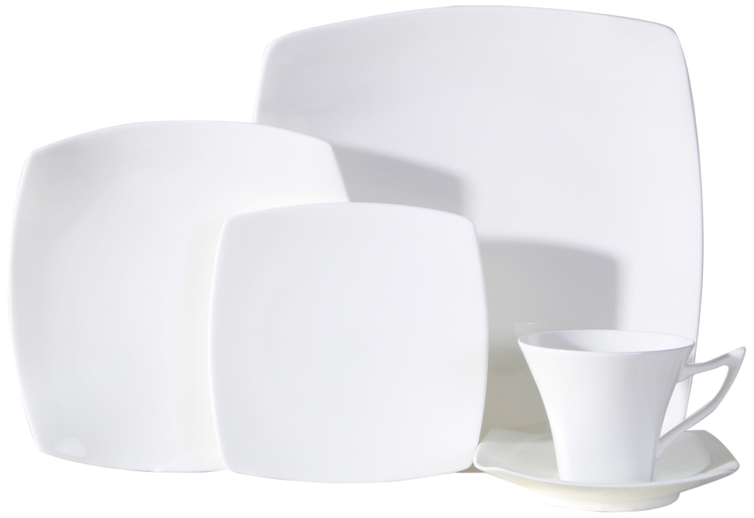 Auratic CHUA 20-Piece Dinner set, Service for 4, High Quality Fine Bone China