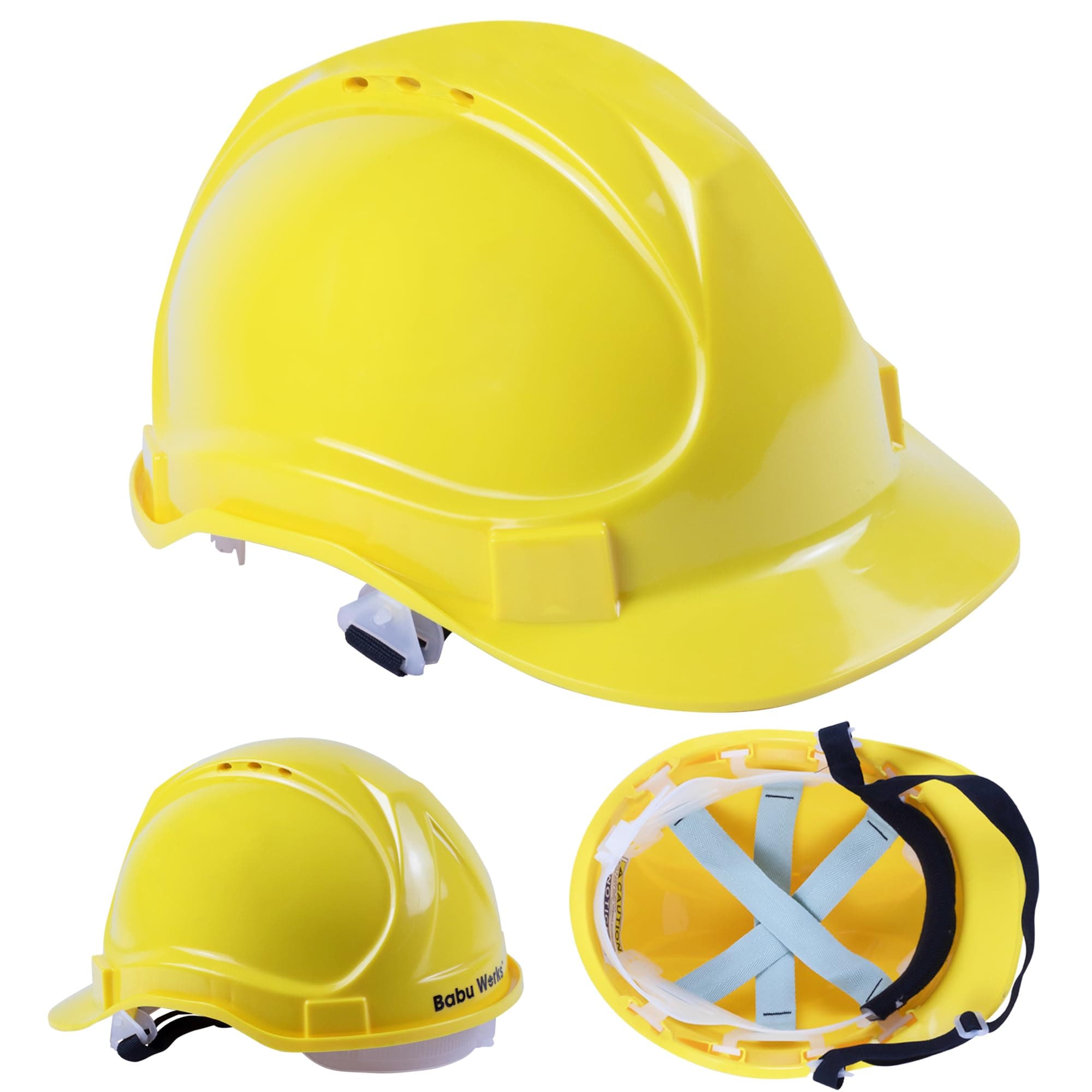 Child Hard Hat Construction Helmet - Adjustable for Ages 3-7, Toddler. Realistic Look, Replica of Grownup Gear. Construction Worker Yellow Hat for Children Boys & Girls