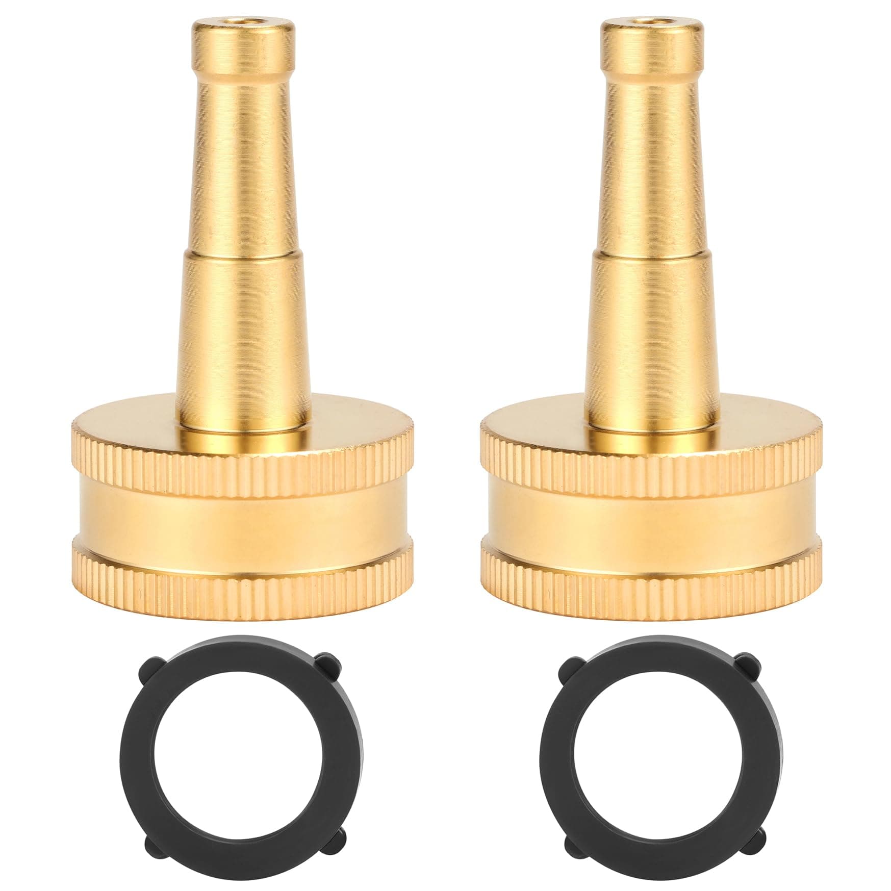 2 Pack Sweeper Nozzle for Garden Hose, 2" Hose jet nozzle with 3/4-Inch Hose Thread Inlet