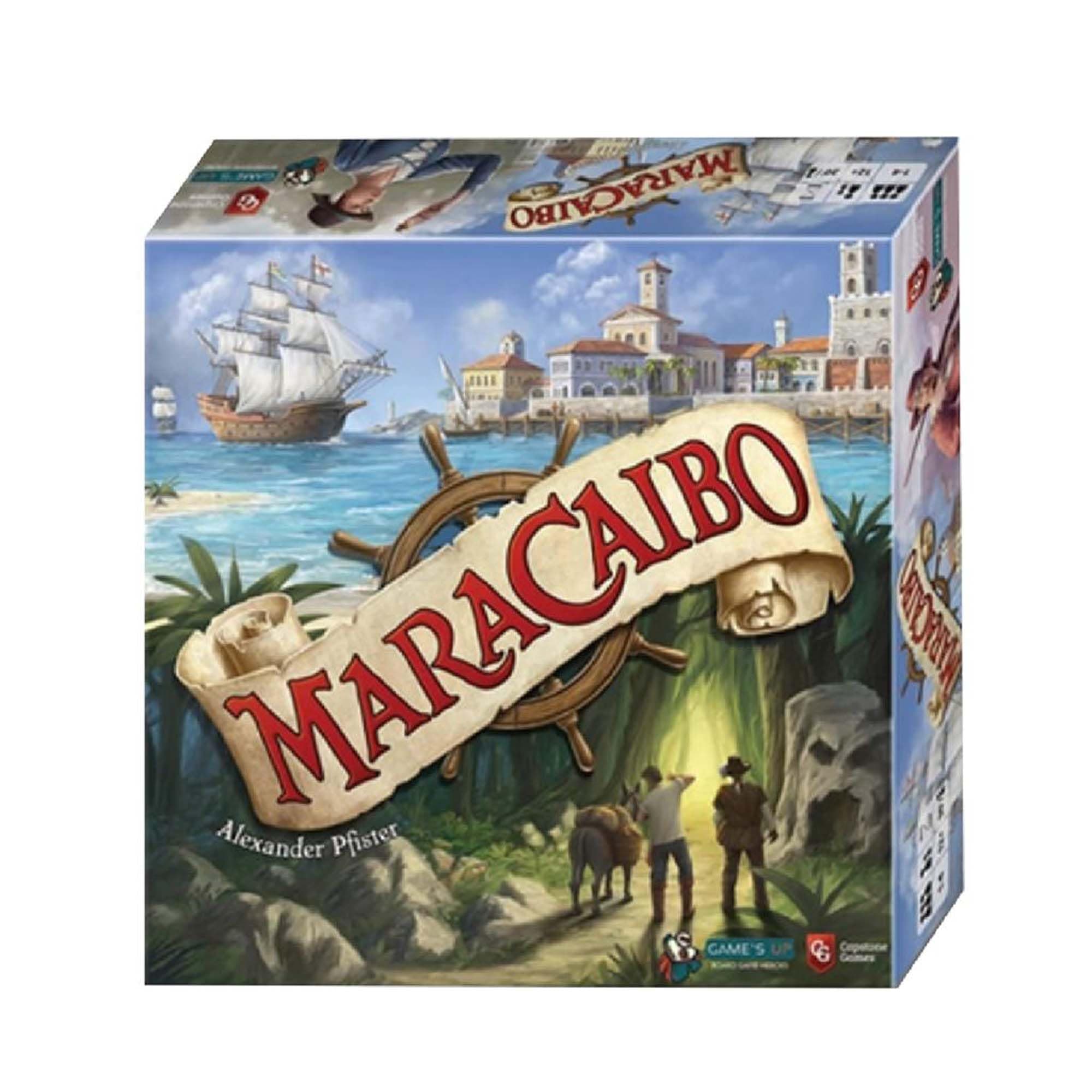 Capstone Games: Maracaibo, Big Box Strategy Board Game, Unique Story Mode Feature, A Nondestructive Legacy-Like Experience, 1 to 4 Players, Ages 12 and Up