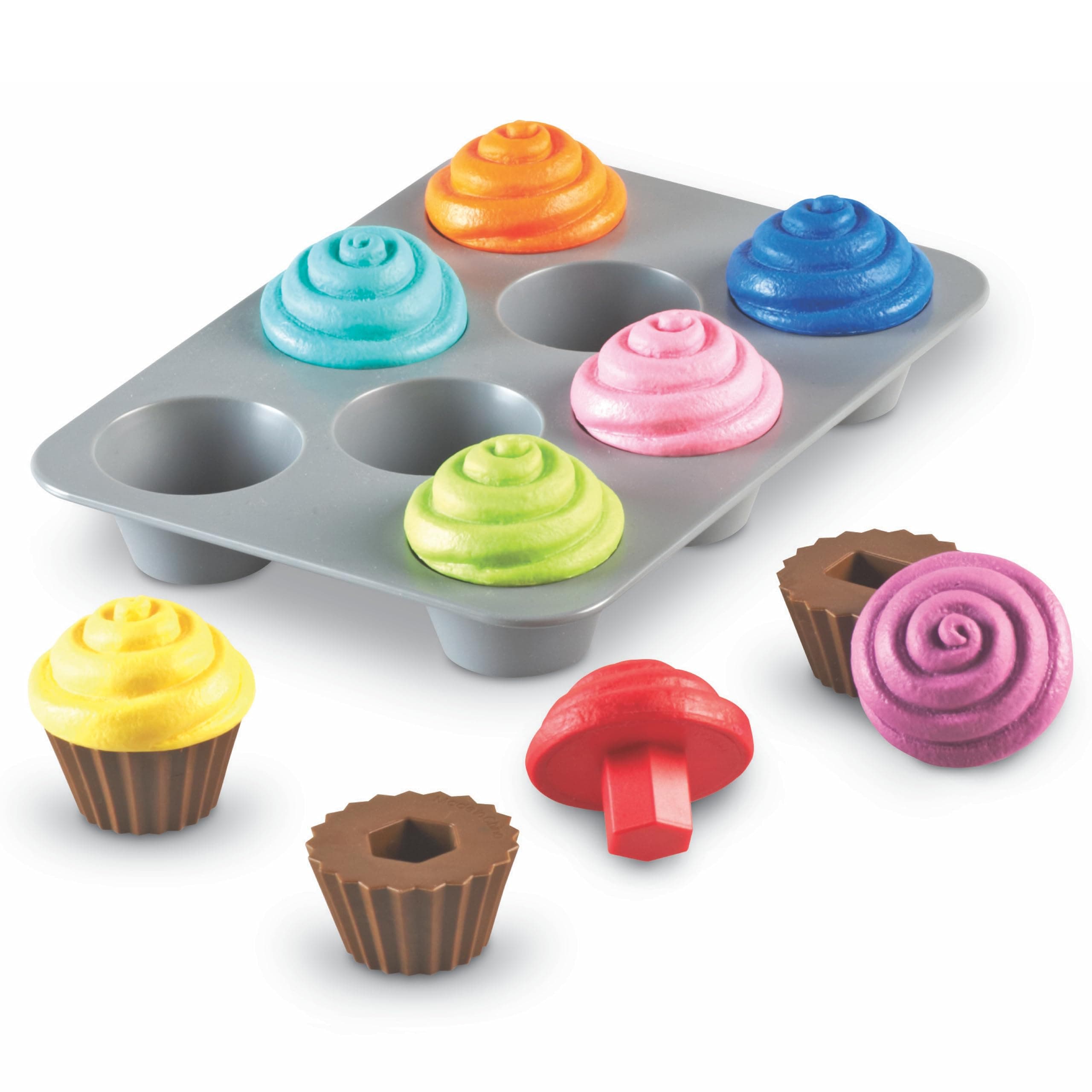 Shape Sorting Cupcakes