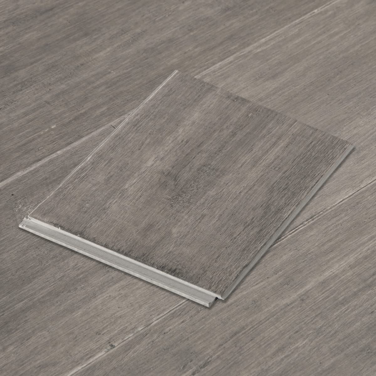 Cali Luxury, GeoWood Bamboo, Sample Chip - Eco-Friendly, Extra Durable - Easy DIY - Scratch Resistant, Waterproof - 50 Residential Warranty - 5-7/8 Inches by 5-9/16 Inches - Antique Iron - 1 Count