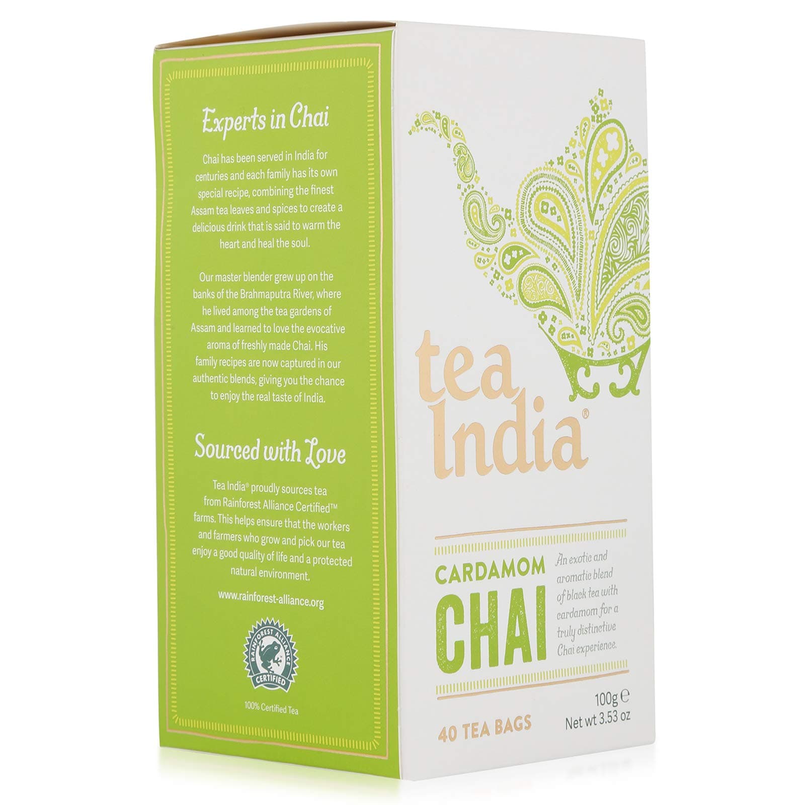 Tea IndiaCardamom Chai - 100 gm