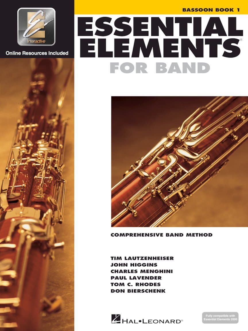 Essential Elements for Band – Bassoon Book 1 with EEi Online Resources | Beginner Bassoon Method Songbook and Sheet Music for Students and Teachers | Comprehensive Band Method