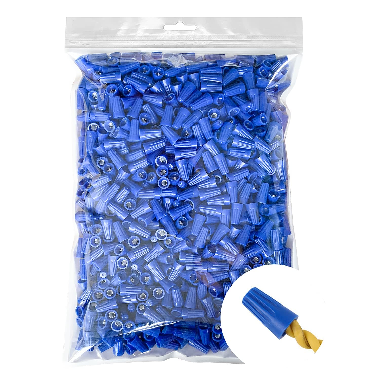 1000PCS Blue wire Connectors