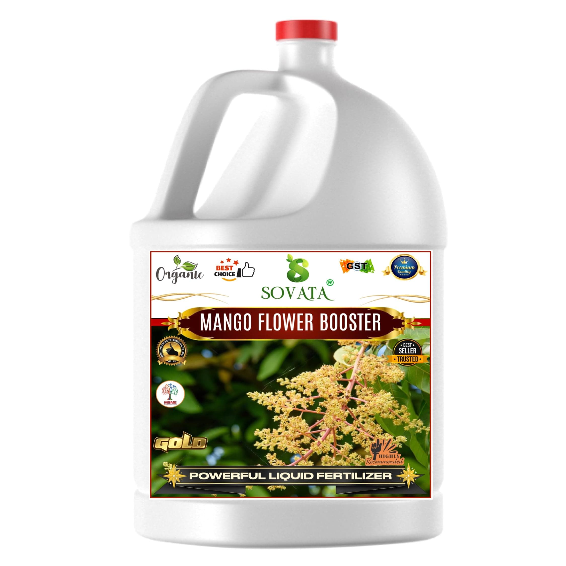 Mango Flower Booster, Essential Organic Powerful Liquid Fertilizer for Fast Growth and Heavy Flowering of Mango Plants. (1000 ml)