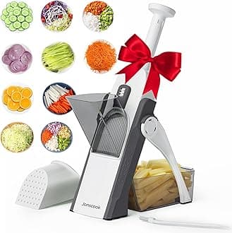 Safe Veggie Chopper Vegetable Cutter, French Fry Cutter Onion Chopper Vegetable Slicer Fruit Cutter Dicer, Multifunctional Kitchen Gadgets Mandoline Food Slicer For Meal Prep - Gray