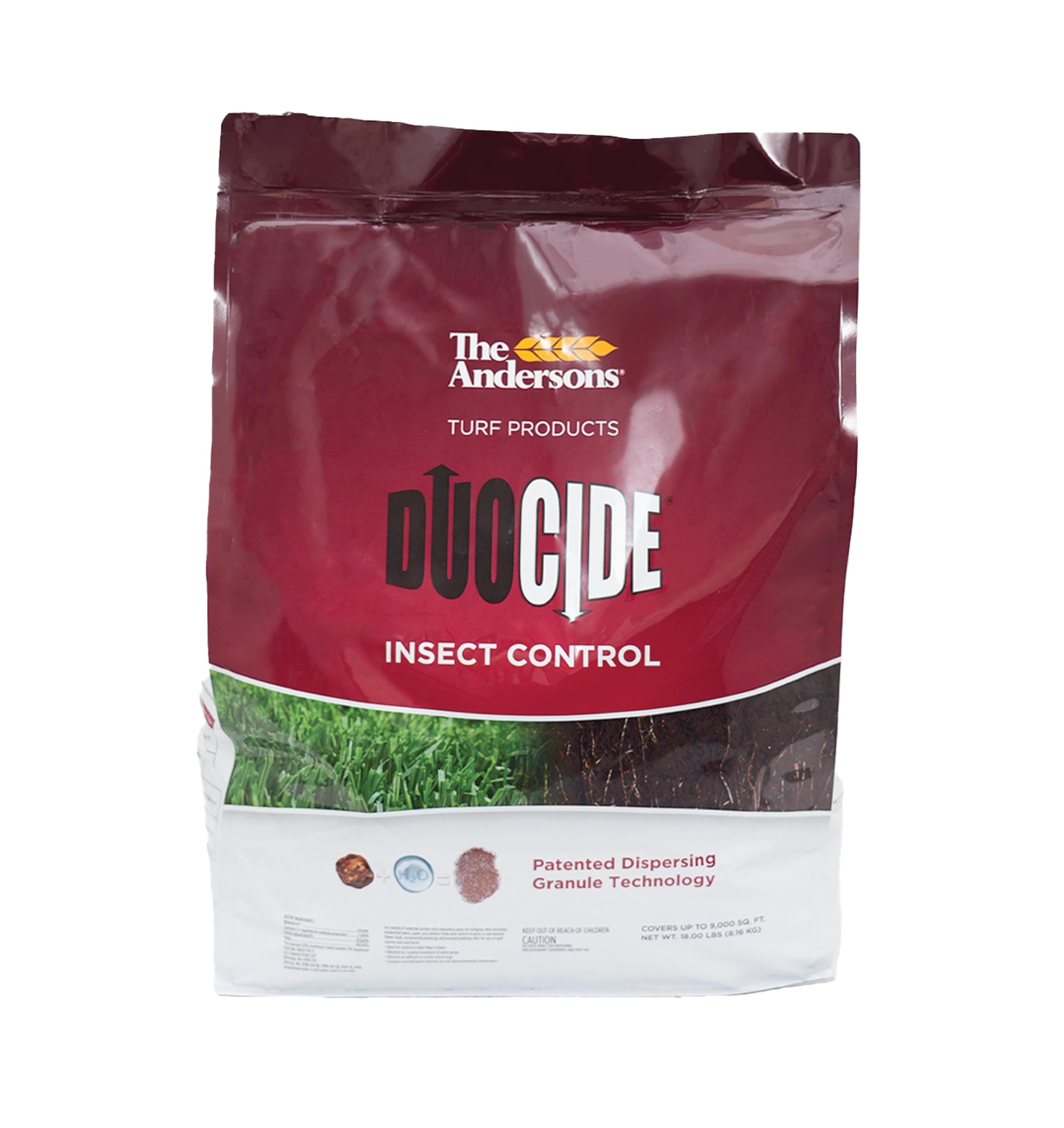 DuoCide Professional-Grade Lawn Insect Control - Covers up to 9,000 sq ft (18 lb)