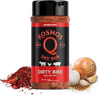 Dirty Bird BBQ Rub - BBQ Seasoning for Smoking & Grilling Chicken, Turkey & More - Chicken Seasoning Shaker for Juicy, Flavorful Meat - Savory Rub (11 oz)