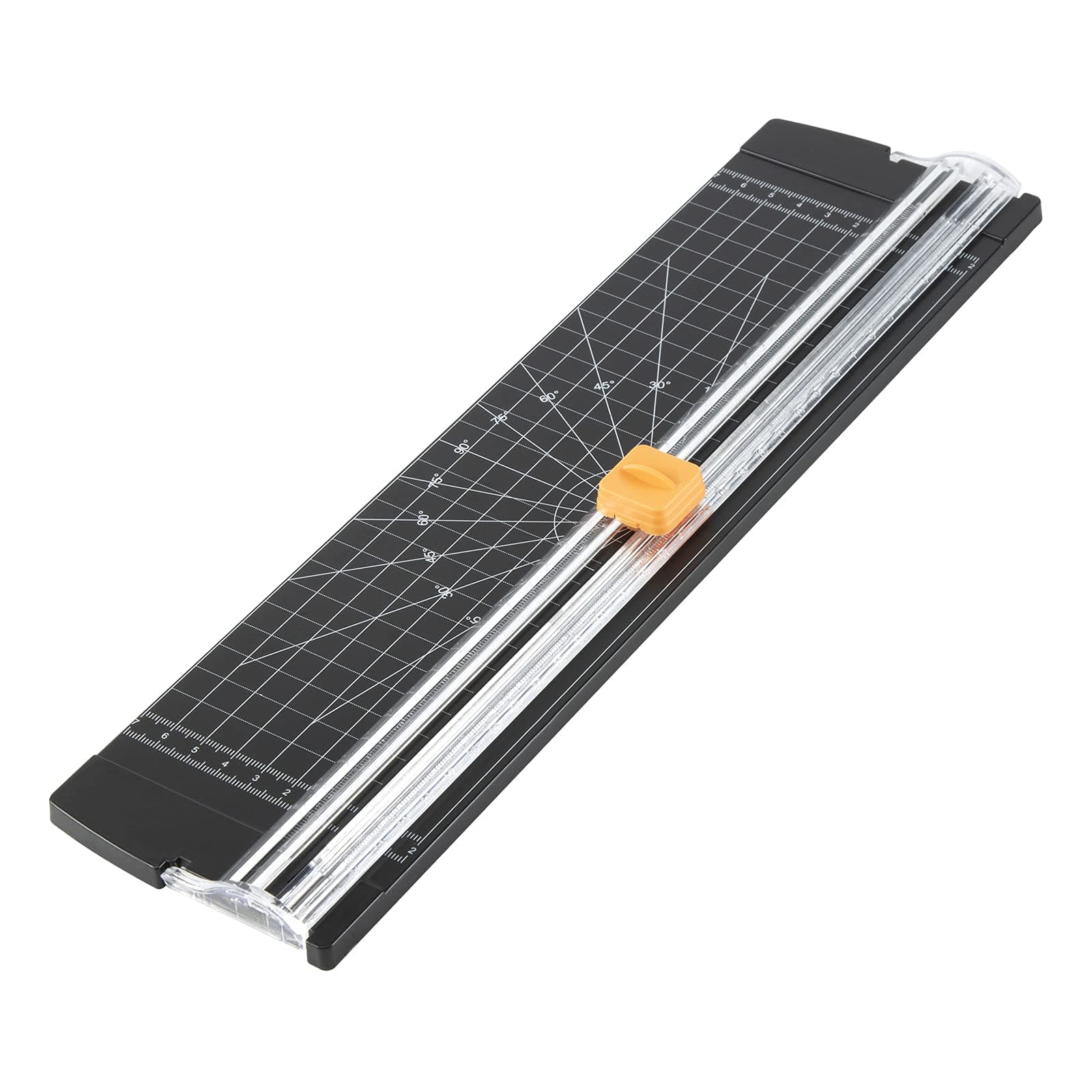 Paper Cutter, Paper Trimmer, Trimmer Scrapbooking Tool with Automatic Security Safeguard and Side Ruler