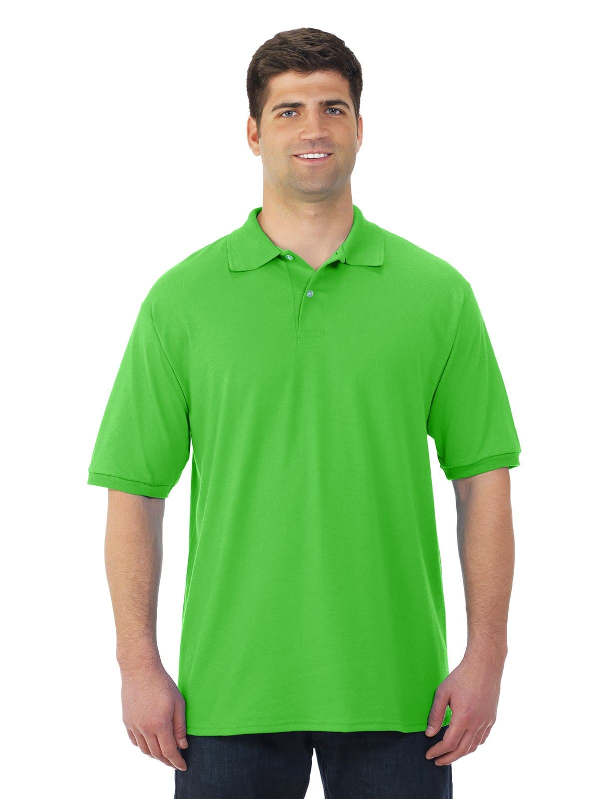JerzeesMen's SpotShield Short Sleeve Polo