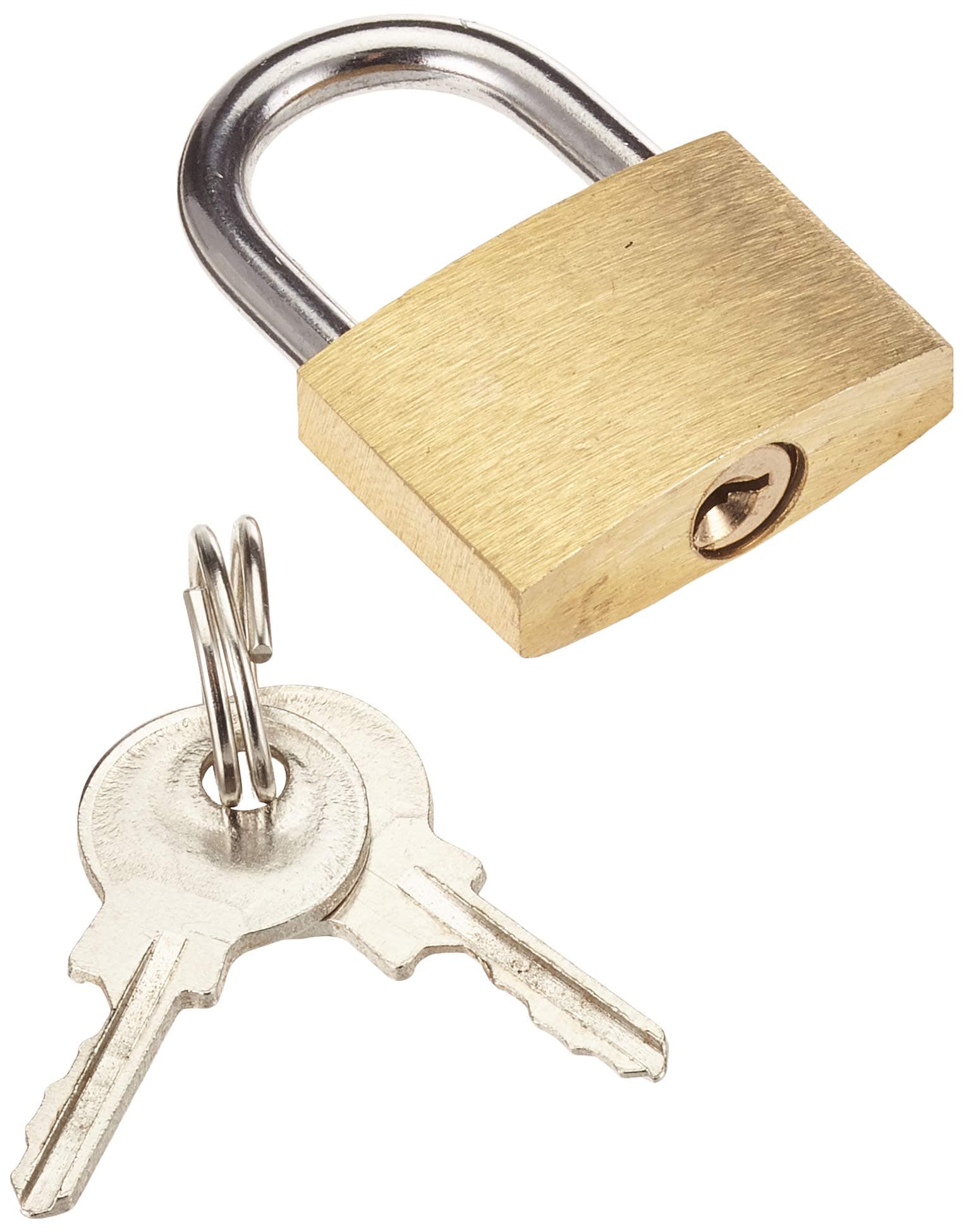 Cogex80107 Brass Padlock 25 mm, Gold