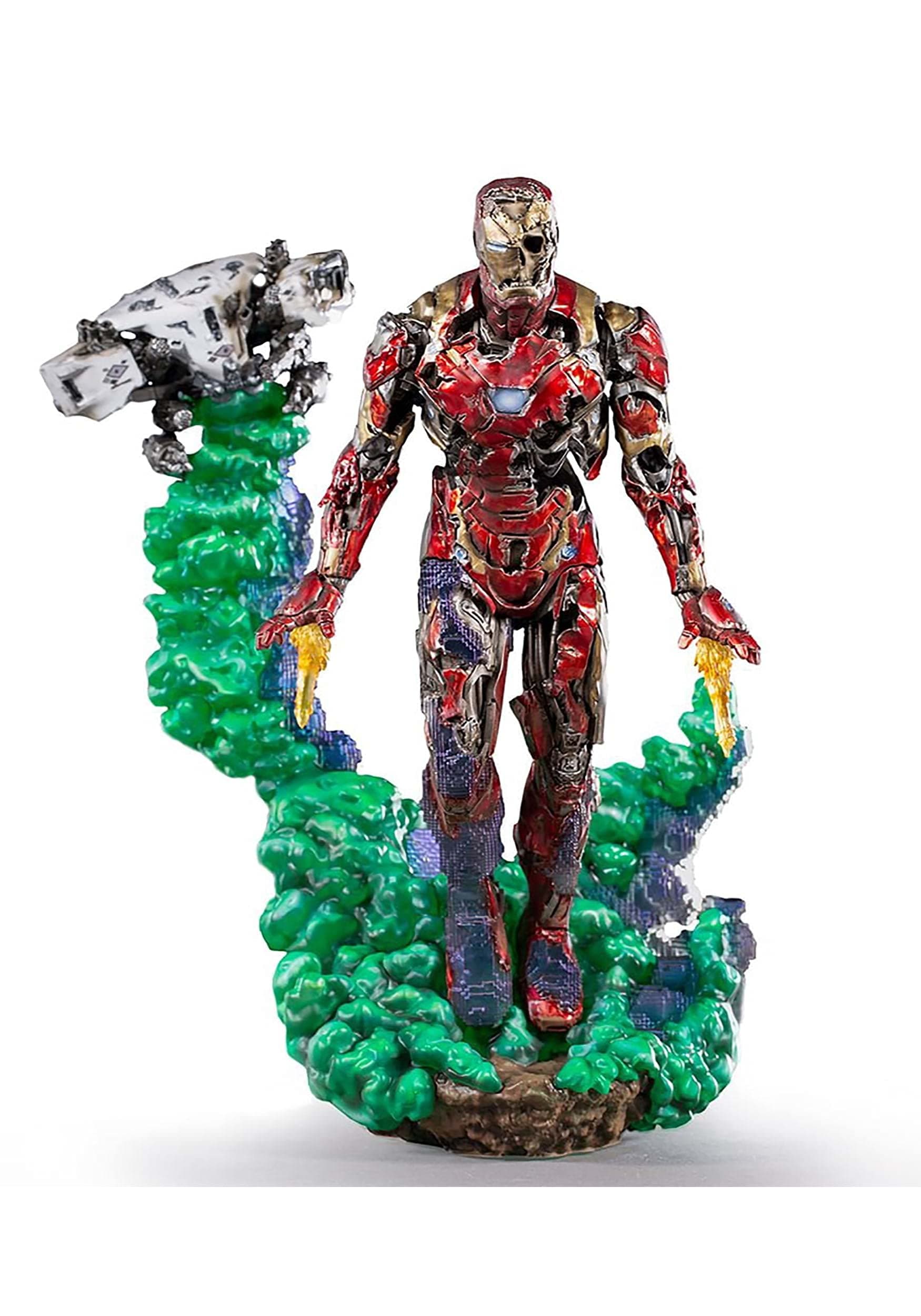 IronStudios SpiderMan Far From Home Iron Man Illusion Deluxe BDS 110 Art Scale Figures