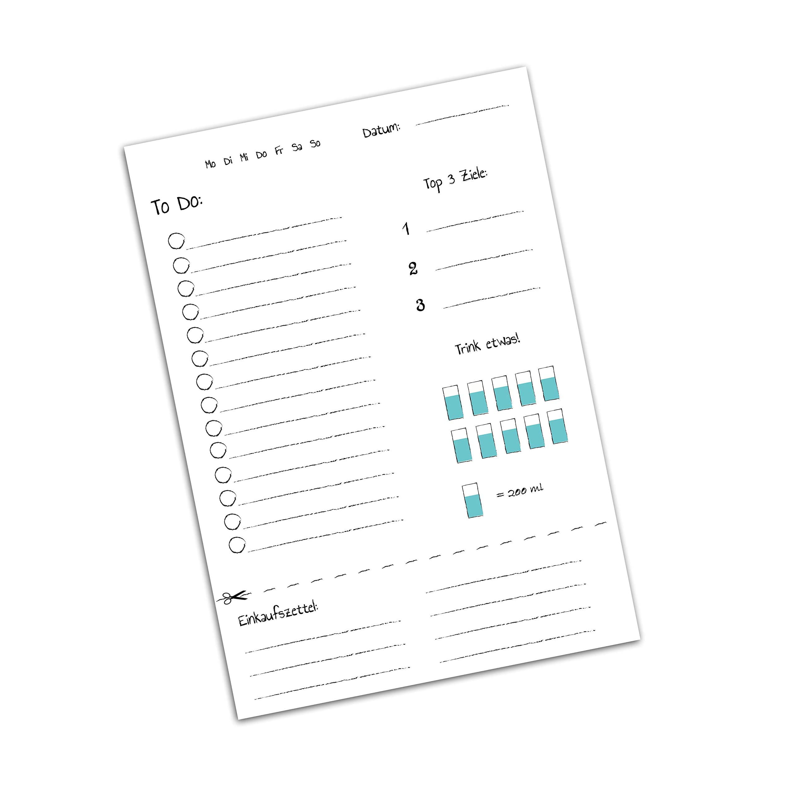 To-Do List Pad, 50 Tear-Off Sheets