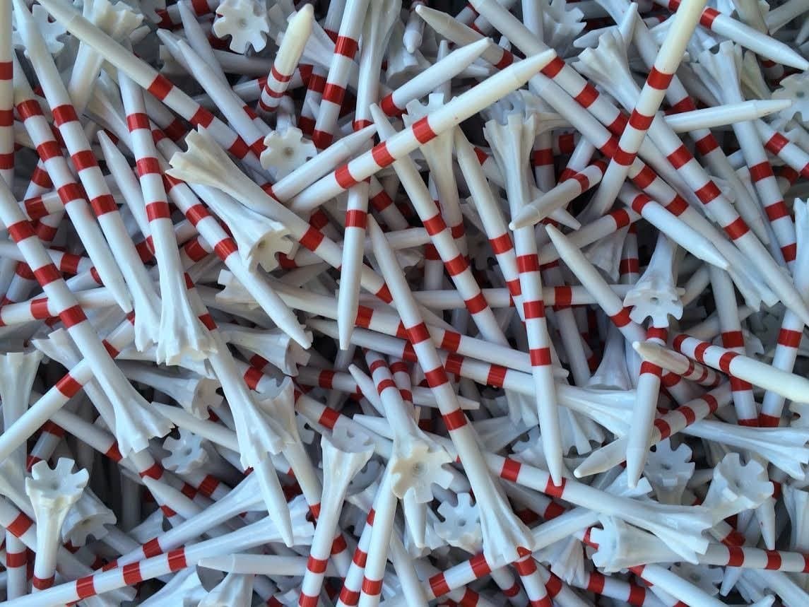 Champ 3-1/4" My Hite FLYtee Stripe Golf Tee, 100 Count